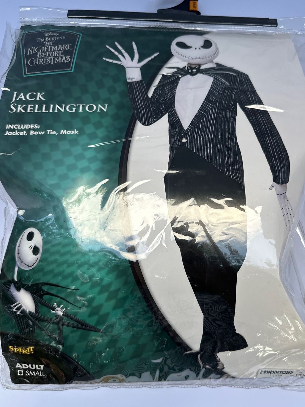 Disney The Nightmare Before Christmas Adult small Jack Skellington Halloween